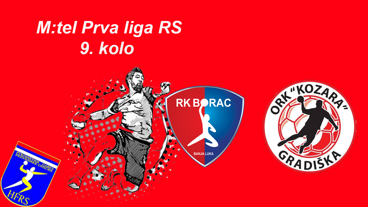 ORK Borac vs ORK Kozara M:tel prva liga RS 9.kolo sezona 2022/23