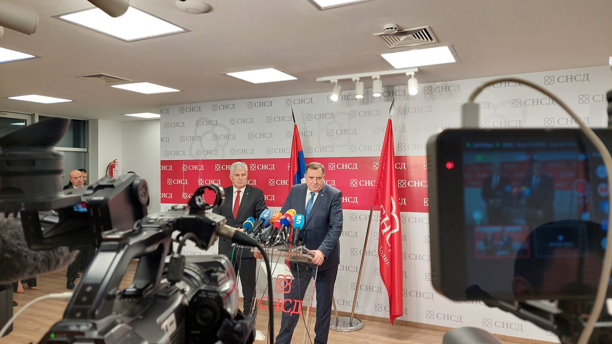 Milorad Dodik, Dragan Čović press