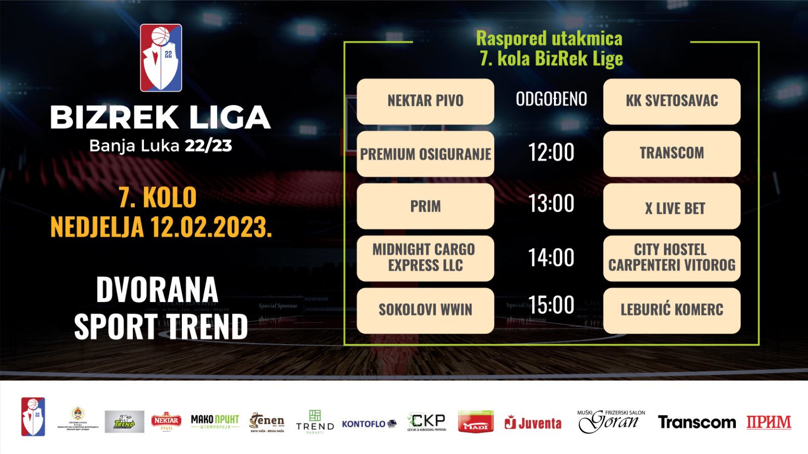 BizRek Liga Banja Luka 2022/23 7.kolo