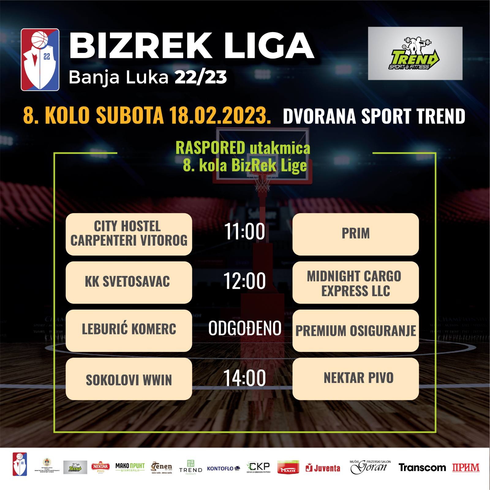 BizRek Liga Banja Luka 2022/23 8.kolo